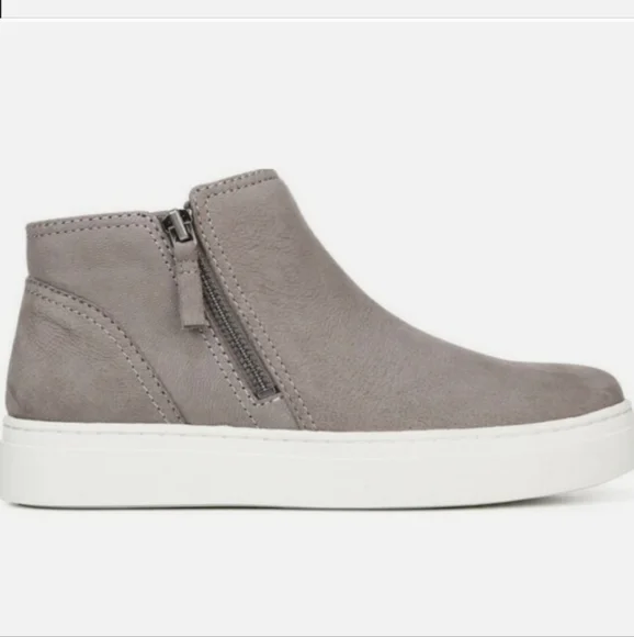 Naturalizer Celeste Sneaker Booties Grey 5.5 - Picture 2 of 5